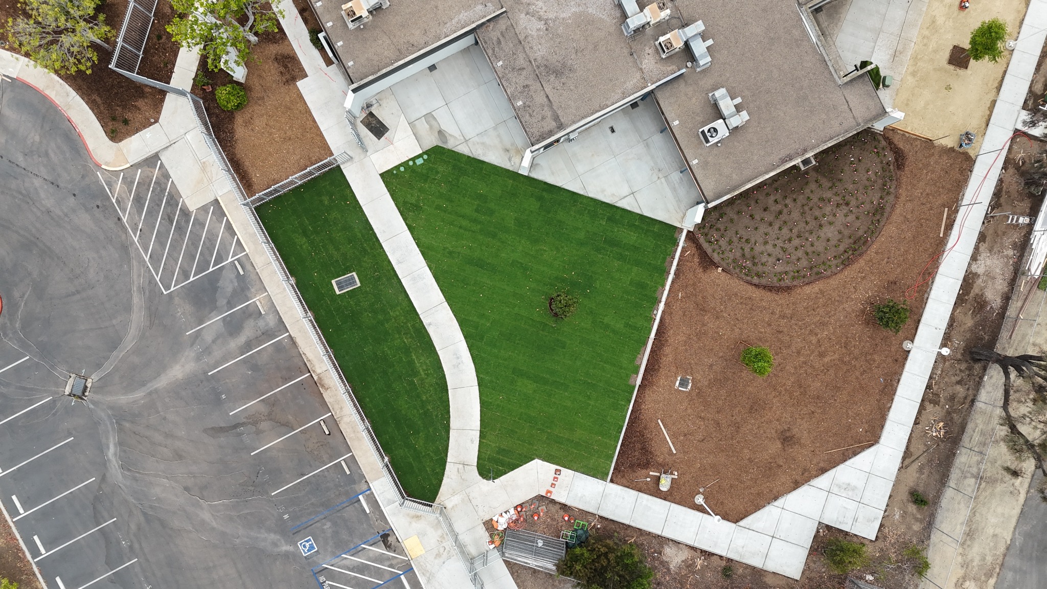 Rosenex aerial project site improvement overview